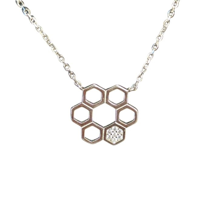 Pure Silver Pendant and Chain - Flower | 925 Sterling Silver