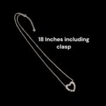 18 inch Sterling silver necklace