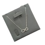 Pure Silver Infinity symbol Pendant with Chain | 925 Sterling Silver Necklace