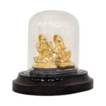 Side view of the silver Lakshmi Ganesh Set