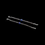 Silver Nazaria chain Bracelet | Silver Nazaria for infants - 5 inch