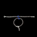 Silver Nazaria chain Bracelet | Silver Nazaria for infants - 5 inch
