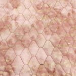 Luxurious Table runner | Padded with Peach and Gold hues