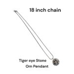 18-inch nickel-free brass chain with Om pendant for sensitive skin