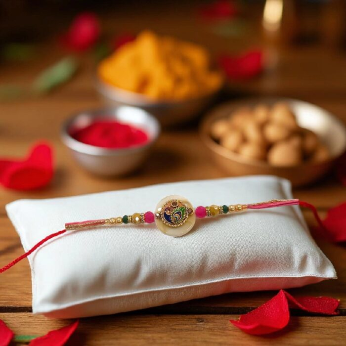 Send Rakhi to USA online : Designer Rakhi - Murli Krishna