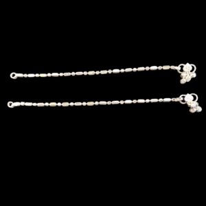Pair of Silver Anklets for baby