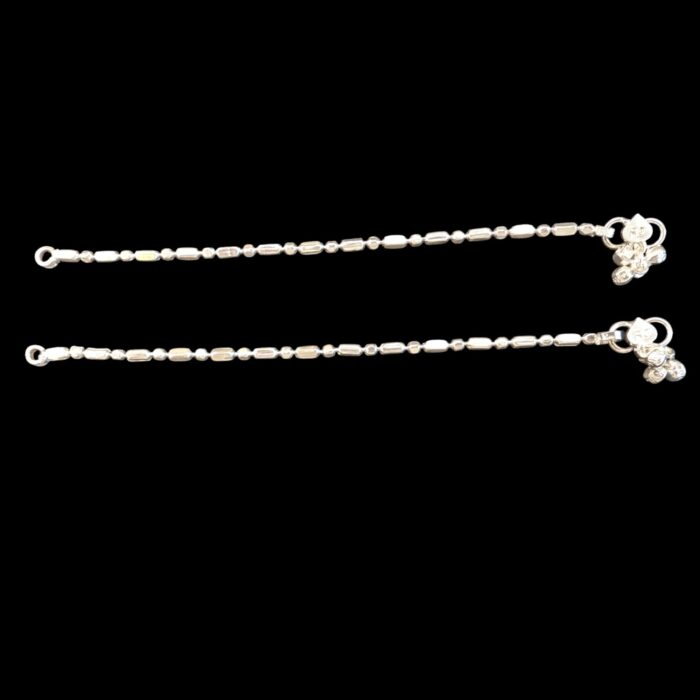 Pair of Silver Anklets for baby