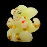 Glow in the dark Car Dashboard Ganesha Idol - Taklu - Image 3