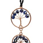 Tree of Life Hanging Decor with evil eye beads - Wall Decor - Copper - Image 3