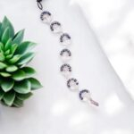 Tree of Life Hanging Decor with evil eye beads - Wall Decor - Silver