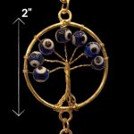 Tree of Life Hanging Decor with evil eye beads - Wall Decor - Golden - Image 4