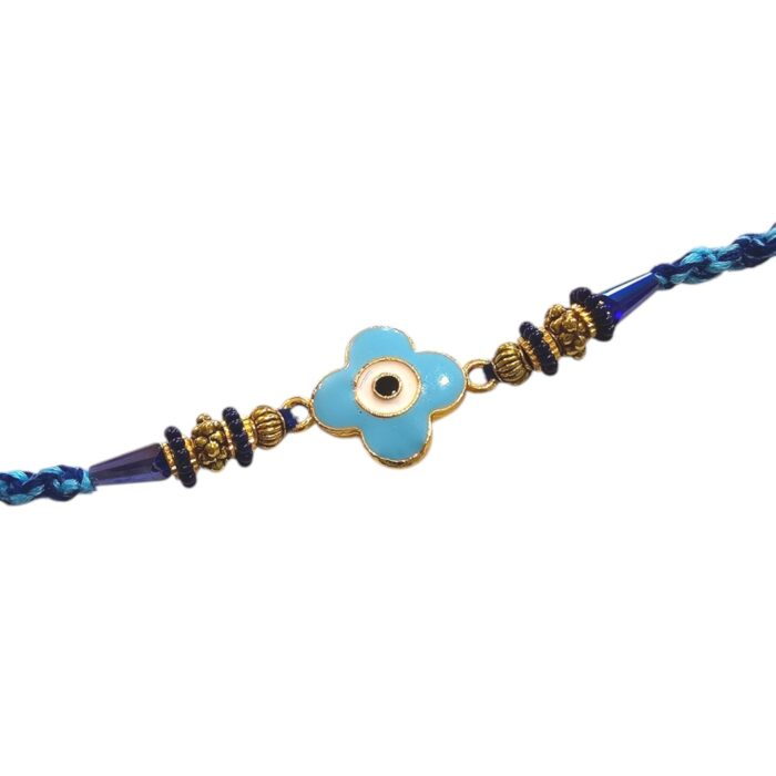 Closeup of the evil eye Rakhi