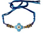 Perfect minimalistic evil eye design rakhi for your brother in Canada or USA | Rakhi Gift hampers