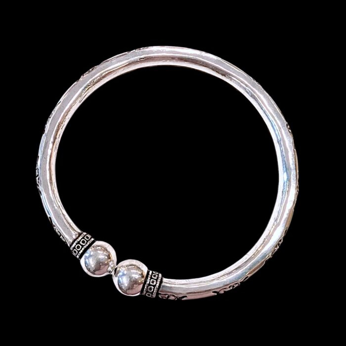 Close up of 925 Sterling Silver Anklet | Adjustable sterling silver Ankle bracelet