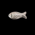 925 Silver Hindu religious Fish for Pooja - 3cm