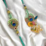 Stylish Bhai and Bhabhi rakhi set | Bhaiya Bhabhi Rakhi combo | Best way to send Rakhi to Canada