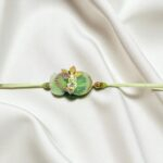 Stylish Bhai rakhi with Bhabhi combo set