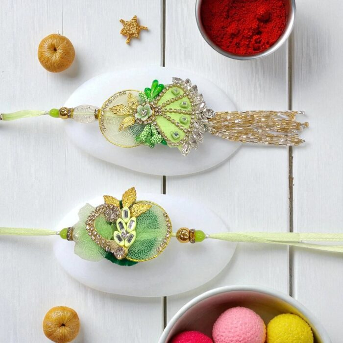 Stylish Bhai and Bhabhi Rakhi combo | Bhaiya Bhabhi rakhi combo