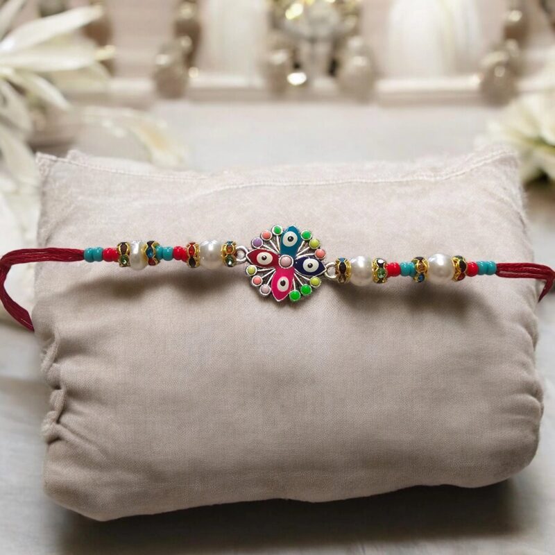 Colorful Evil eye Rakhi | Create your own Rakhi hamper
