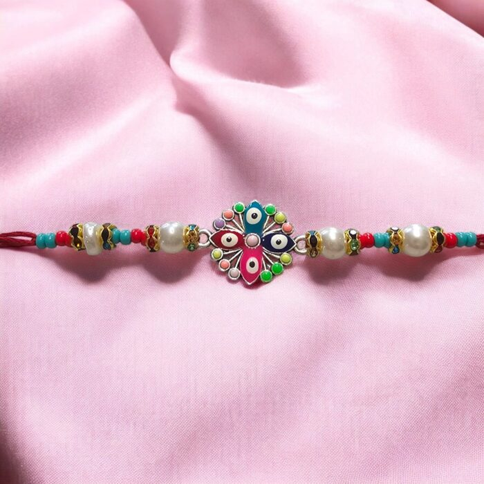 Colorful Evil eye Rakhi | Create your own Rakhi hamper