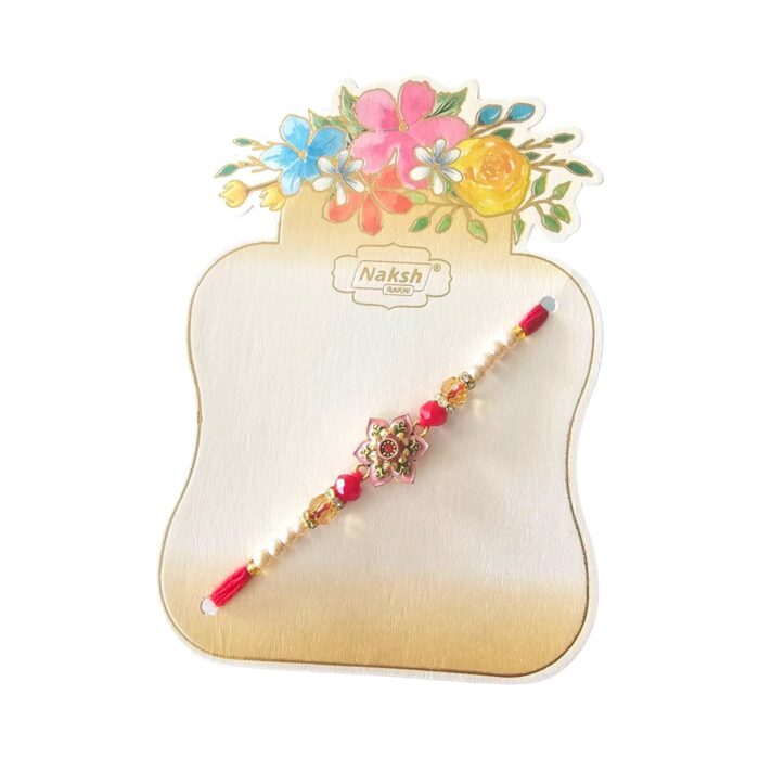 Elegant packaging of Cute flower - Kids Rakhi