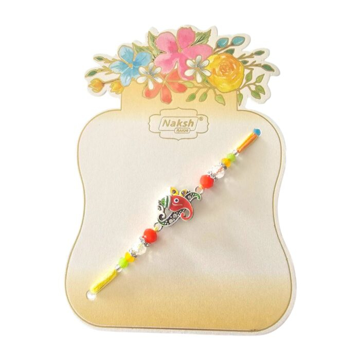 Elegant Packaging of Cute Ganesha Rakhi