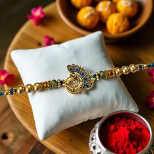 Send Rakhi to USA online : Designer Rakhi - Mayur