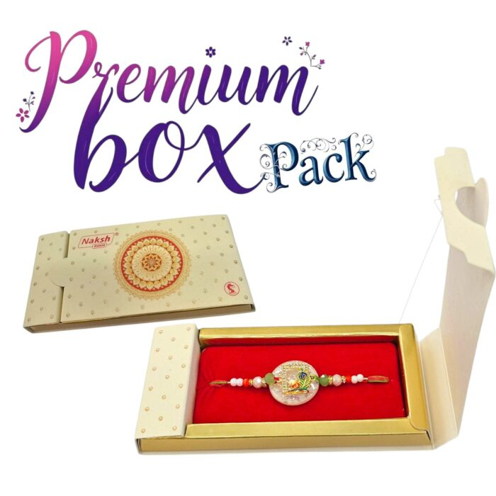 Premium box packing for the designer Rakhi