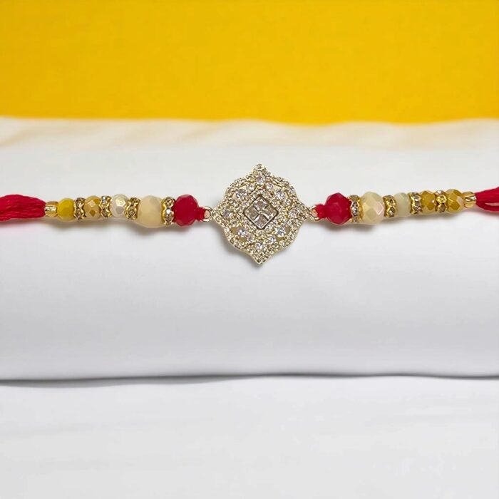Perfect minimalistic designer Rakhi for your brother in Canada | Send Premium Rakhi hamper to Canada/US
