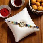 Send Rakhi to USA : Simple yet attractive Evil eye Rakhi design