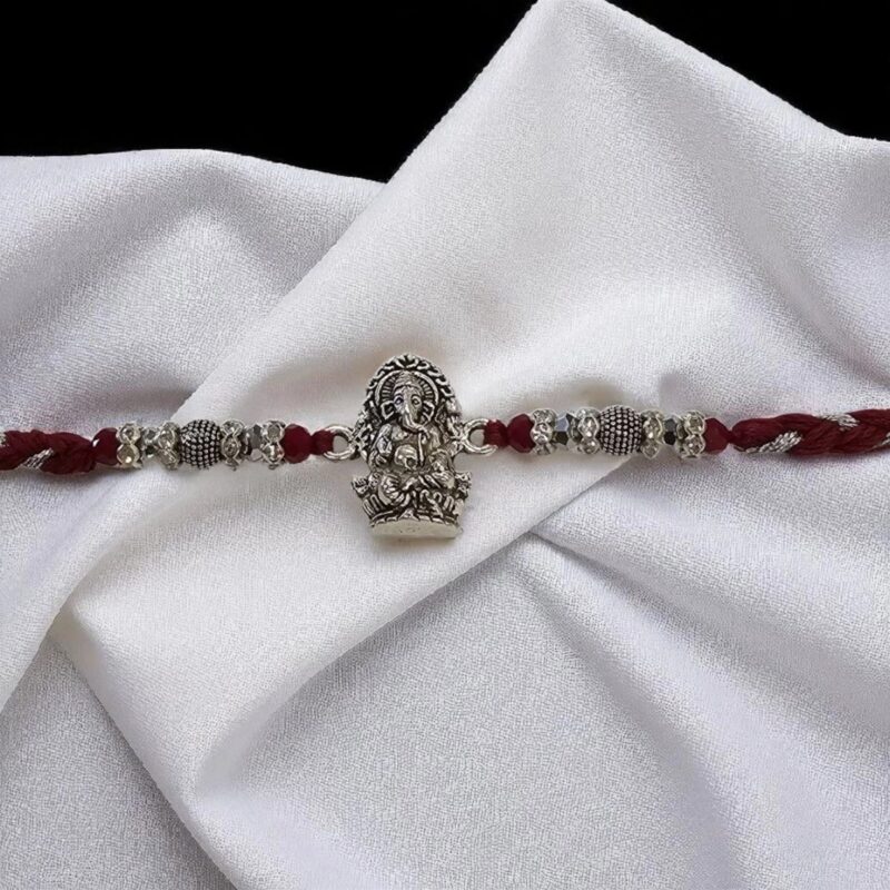 Auspicious Ganesha Rakhi | Send Rakhi to Canada | Send Rakhi in US with quick delivery