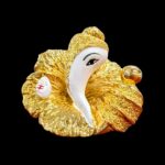 Gold Plated Leaf Ganesha