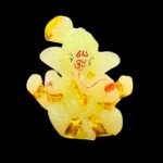 Glow in the dark Car Dashboard Ganesha Idol with Pugri