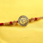 Premium Ik onkar Rakhi - AD Stone | Ek onkar Rakhi