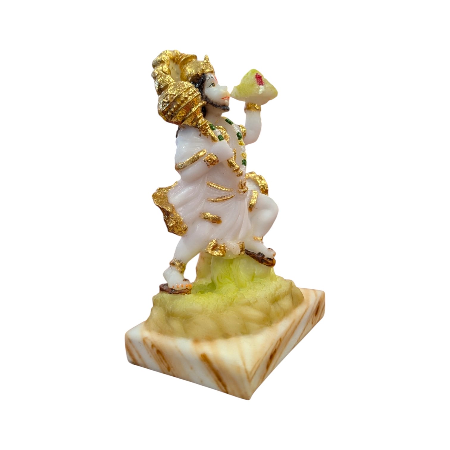 Side pose of Hanuman Idol - 6.5 inch | Hanuman Statue - White