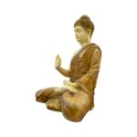Side pose of Large Meditating Buddha Statue-14 inch