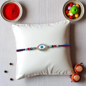 Premium Evil eye Rakhi with AD stone | Send Rakhi to Canada | Send Rakhi to USA