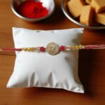 Premium Ad stone rakhi | Cz stone Designer Rakhi | Send Rakhi to Canada from India