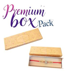 Premium box packing for the designer Rakhi