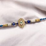Close up of Evil eye rakhi