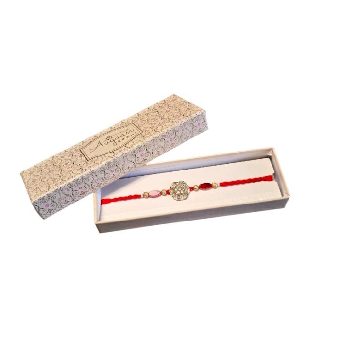 Elegant packing for the Designer Rakhi | Send Rakhi to Canada with chocolates and Mithai