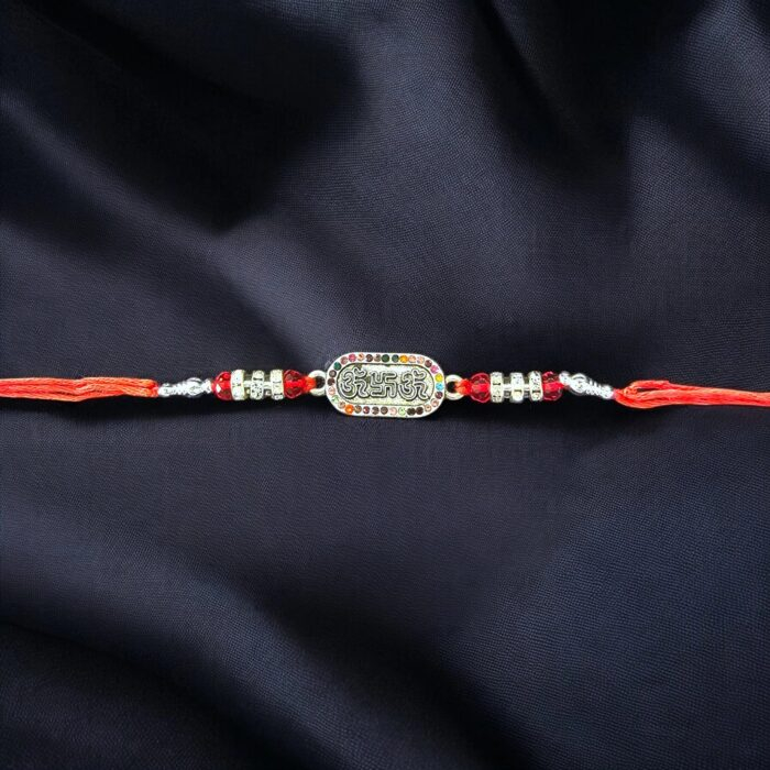 Premium Rakhi -Om and Swastik | Send Rakhi hamper