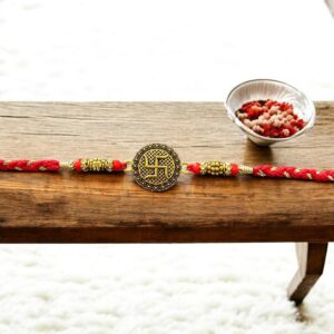 Premium Rakhi - Swastik