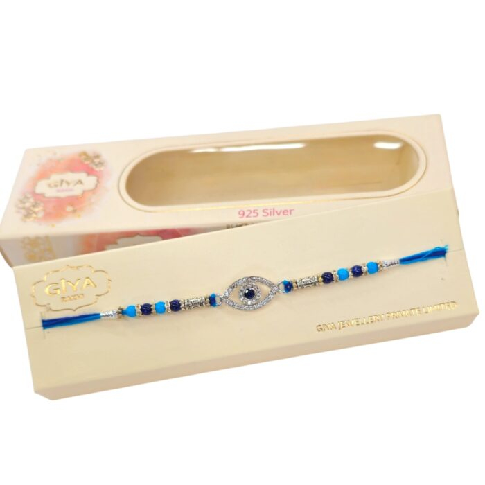 Luxury silver Rakhi for your Brother in Canada | Send rakhi to USA from India
