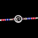 Pure Silver Ek onkar Rakhi | Sterling Silver Ik onkar Rakhi