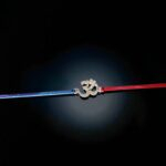 Send Rakhi to Canada - Pure Silver Rakhi - Om | 925 Sterling Silver Rakhi