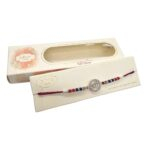 Stunning Silver Rakhi with Chocolate hamper in Canada and USA | Chandi ki Rakhi