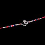 Pure Silver Rakhi - Om | 925 Sterling Silver Rakhi