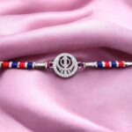 Pure Silver Khanda Rakhi | Sterling silver Rakhi