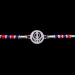 Pure Silver Khanda Rakhi | Sterling silver Rakhi